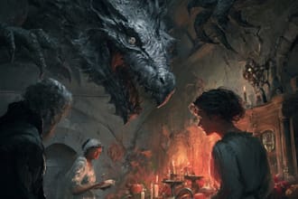 draw dark medieval horror fantasy art