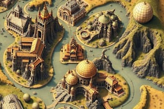 make a fantasy map for your dnd game
