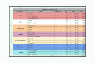organize your data, lists, and spreadsheets efficiently