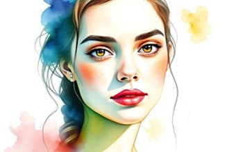 draw fascinating watercolor portrait painting portrait