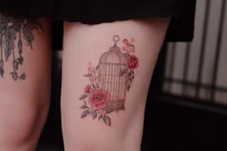 create custom and realism tattoo design