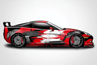 design professional car wrap, van wrap any vehicle wrap