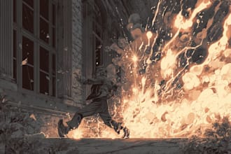 illustrate professional comic characters and scenes
