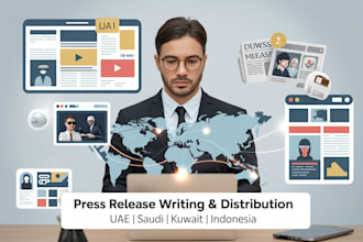 distribute your press release to uae, kuwait, indonesia, saudi to premium site