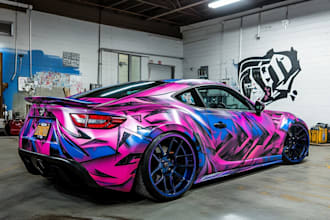 design professional car wrap, van wrap any vehicle wrap