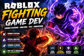 roblox anime fighting combat system with abilities
