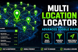 build advanced multi location store locator with google maps