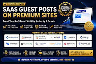 do saas SEO guest posting on premium high da sites