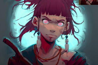 do an anime or character