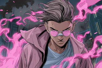 create custom comic book characters and superhero art