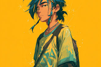 design anime character art