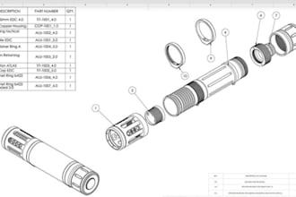 do utility patent design cad technical drawing line drawing for uspto submission
