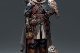 dnd character art and dnd character art