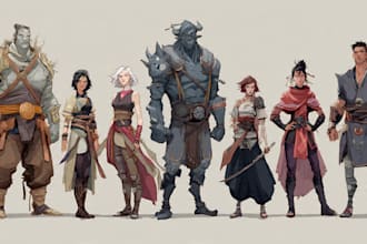 create concept art and illustration