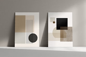 do minimalist printable wall art design for etsy