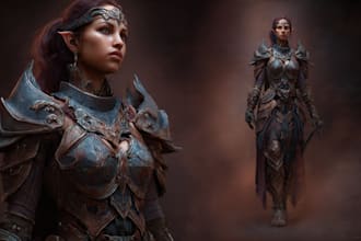 dnd art, fantasy character