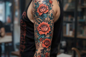 design professional tattoo and custom tattoo