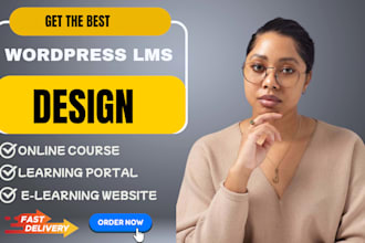 build lms educational website online course website education, elearning website