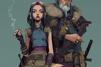 dnd, fantasy character and dnd character