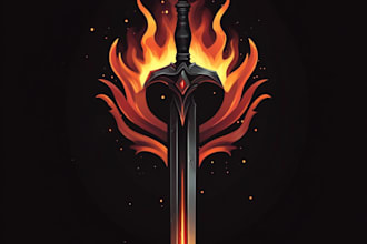 capture a fantasy rpg logo dnd image for you