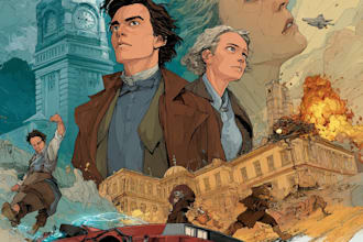 draw comic book illustration for fantasy