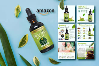 create professionals amazon packaging and label for health and wellness products