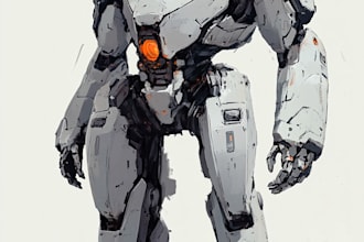 high quality robot, mecha concepts