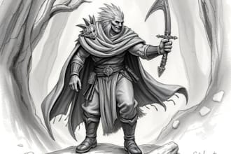draw your oc and dnd character illustration