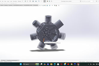 do 3d model design on solidworks