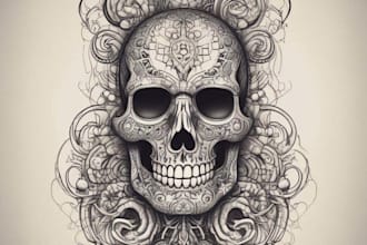 create a profesional tribal tattoo design