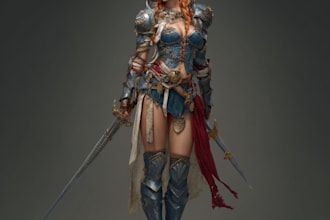 fantasy character art and fantasy character art