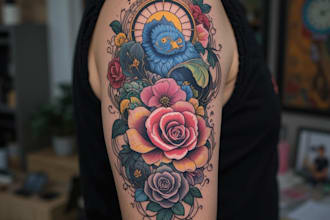 design professional creative tattoo design
