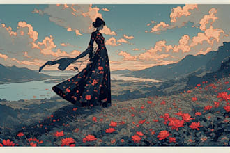 draw professional fashion illustrations and tech packs