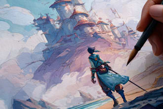 draw your fantasy scene