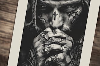 do an custom and realism tattoo design