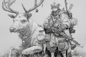 draw your fantasy illustration