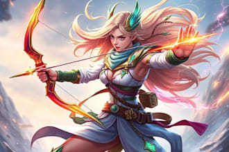 shape stunning dnd fantasy rpg character paintings with cosmic elements
