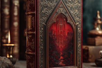 design childrens book cover, fantasy book cover