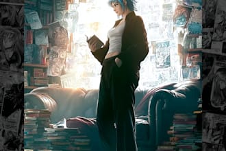 comic book illustration with comic book illustrator