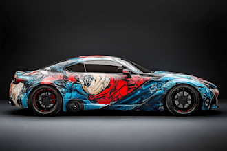design professional car wrap, van wrap any vehicle wrap