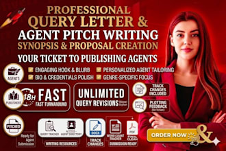 query letter, literary agent pitch, and book proposal for agents