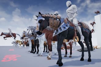 make 3d models, riggings and animation by blender for games