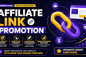 promote your affiliate or referral link
