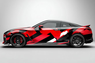 do car wrap design, racing car wrap, car wrap car wrap