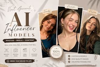 make realistic ai influencer for instagram and only fans