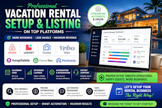 setup listing on airbnb lodgify guesty vrbo hospitable ownerrez hostaway