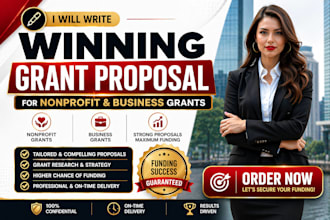 write winning grant proposal for nonprofit, business grants