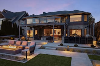 design realistic outdoor kitchen for terrace backyard patio and garden in 3d