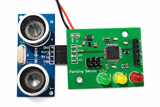do battery powered ultrasonic parking sensor