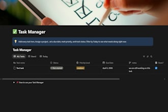 build a notion dashboard for productivity and organization